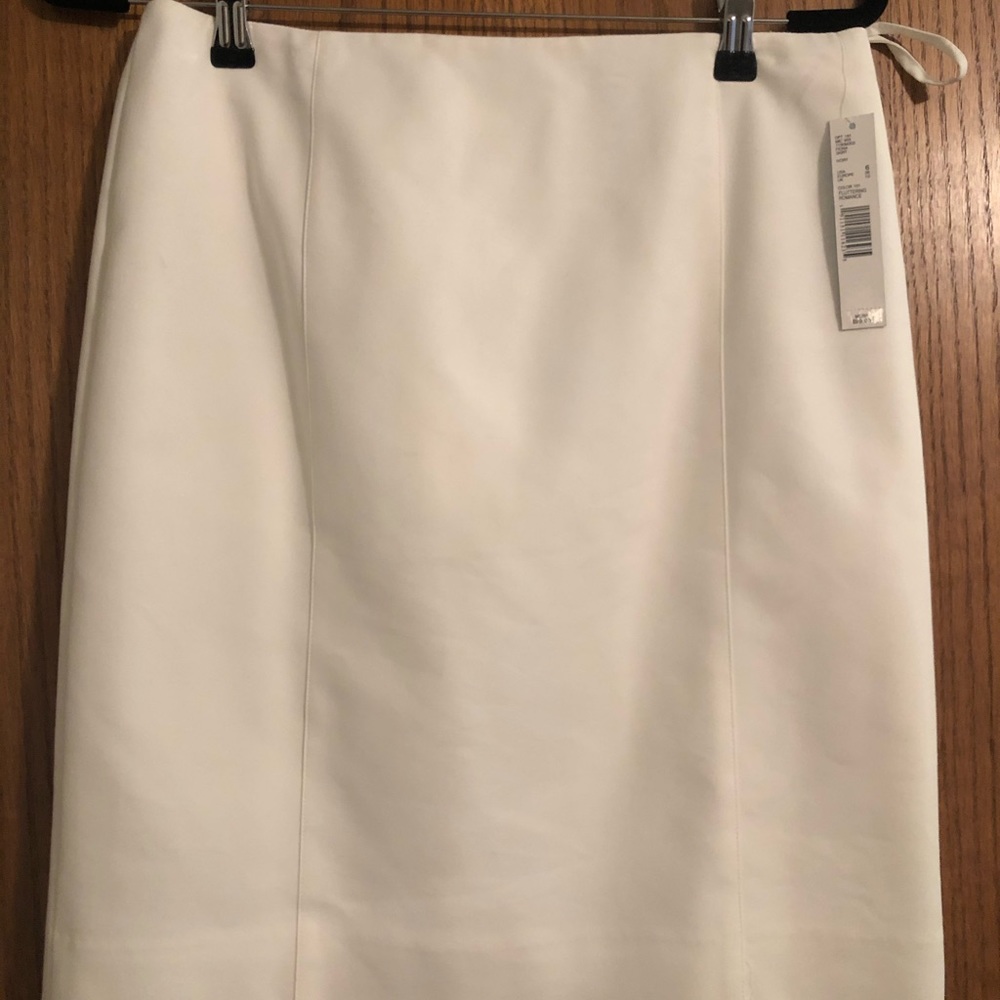 White skirt